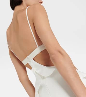 Abito midi asimmetrico con cut-out | David Koma