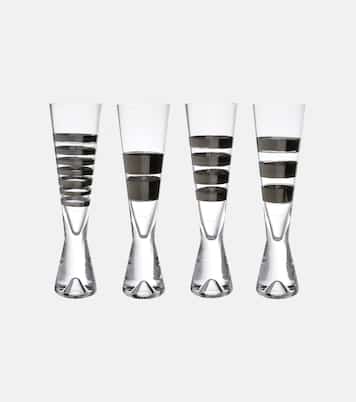 Tank set of 4 champagne flute glasses | Tom Dixon