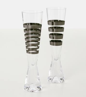 Tank set of 4 champagne flute glasses | Tom Dixon