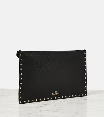 Pochette Rockstud en cuir | Valentino Garavani