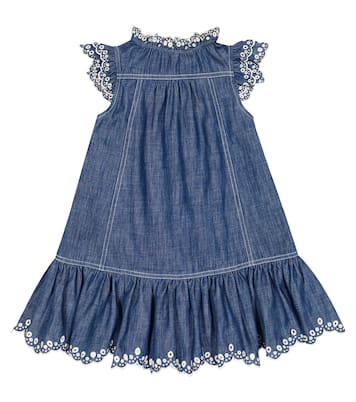 Kleid Tiggy aus Denim | Zimmermann Kids