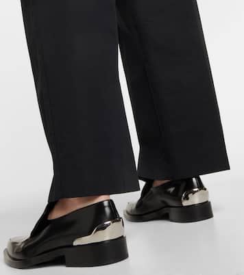 Mocassins en cuir à ornements | Jil Sander