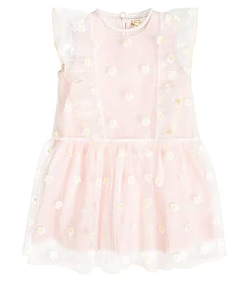 Abito in tulle con ricamo | Stella McCartney Kids