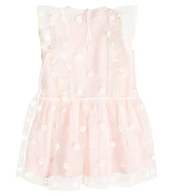 Abito in tulle con ricamo | Stella McCartney Kids