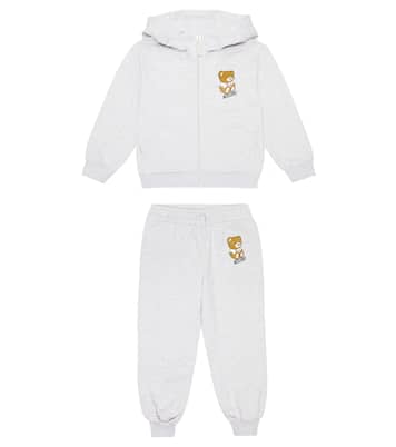 Set of cotton hoodie and sweatpants | Moschino Kids