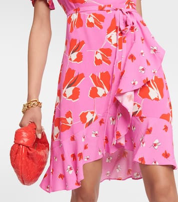 Emilia printed wrap minidress | Diane von Furstenberg