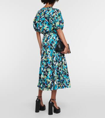 Top Dario en coton mélangé à fleurs | Diane von Furstenberg