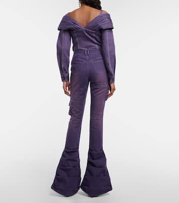 Gathered flared jeans | Didu