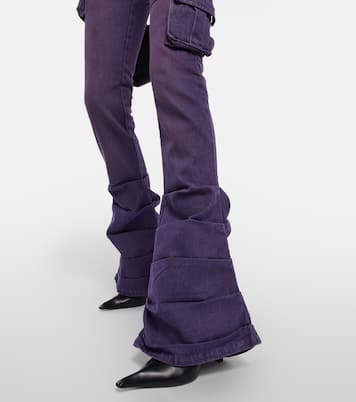 Gathered flared jeans | Didu