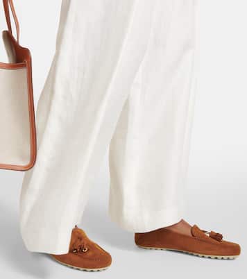 Mocassins Dot Sole en daim | Loro Piana
