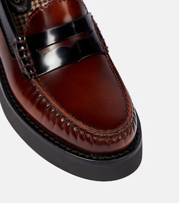 Leather platform loafers | Tod's