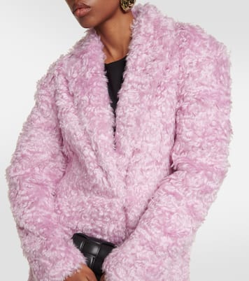 Mantel aus Faux Fur | Dries Van Noten