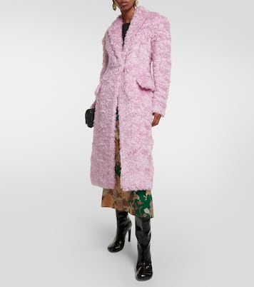 Mantel aus Faux Fur | Dries Van Noten