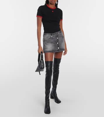 Denim miniskirt | Courrèges