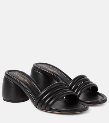 Pantoletten Malou aus Leder | Gianvito Rossi