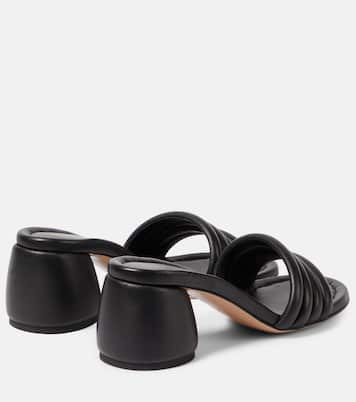 Pantoletten Malou aus Leder | Gianvito Rossi