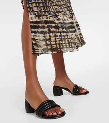 Pantoletten Malou aus Leder | Gianvito Rossi