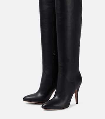 Cuissardes VLogo Signature en cuir | Valentino Garavani