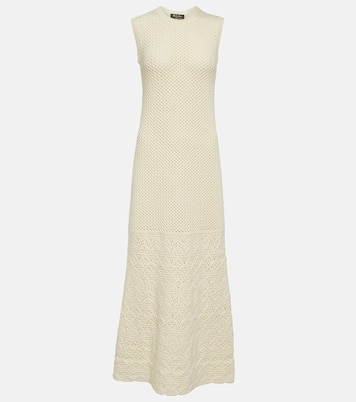 Abito lungo Engadin in crochet di cashmere | Loro Piana