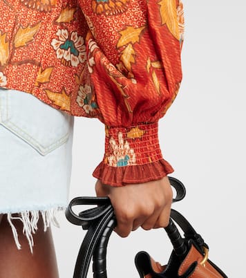 Kaitlyn floral cotton-blend blouse | Ulla Johnson