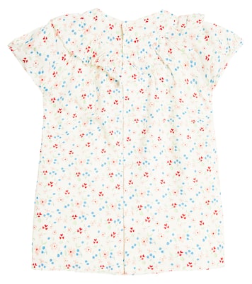 Baby Falbalili ruched cotton dress | Bonpoint