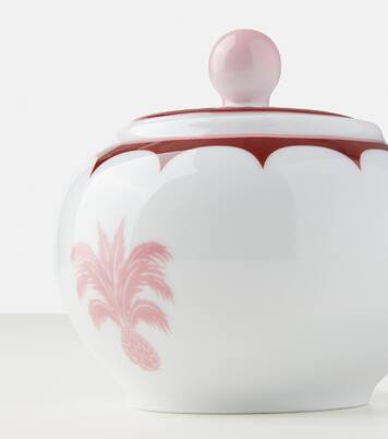 Jaipur porcelain sugar bowl | Aquazzura Casa