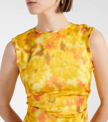 Robe midi à fleurs | Acne Studios