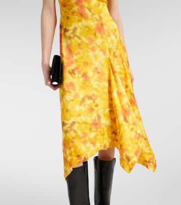 Robe midi à fleurs | Acne Studios