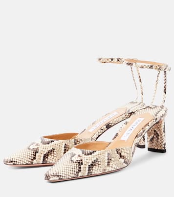 Escarpins Blade 65 en cuir embossé | Aquazzura