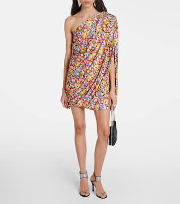 Robe asymétrique à fleurs | Stella McCartney