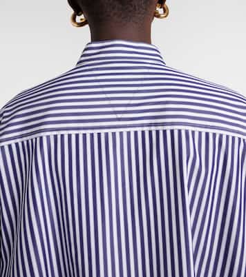 Hemdblusenkleid aus Baumwollpopeline | Bottega Veneta