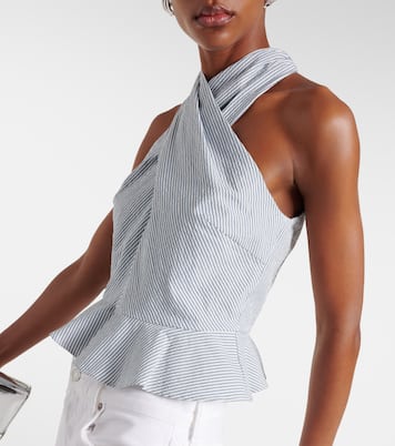 Top Drey in cotone a righe | Veronica Beard