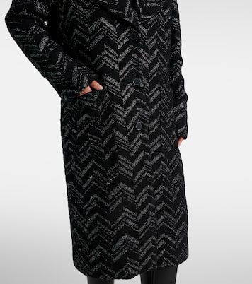 Abrigo de lamé en zigzag | Missoni