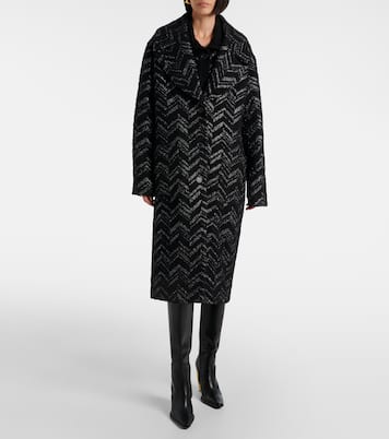 Abrigo de lamé en zigzag | Missoni