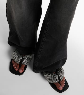 Tongs Indie en cuir à ornements | The Attico