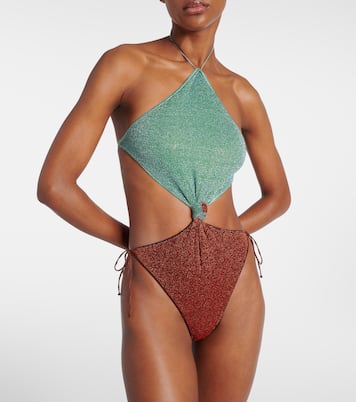 Lumière Bicolor Knot Maillot swimsuit | Oséree