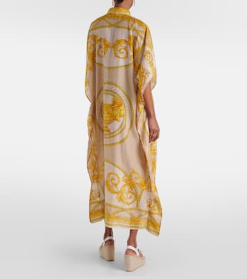 Maxikleid Barocco aus Baumwolle und Seide | Versace