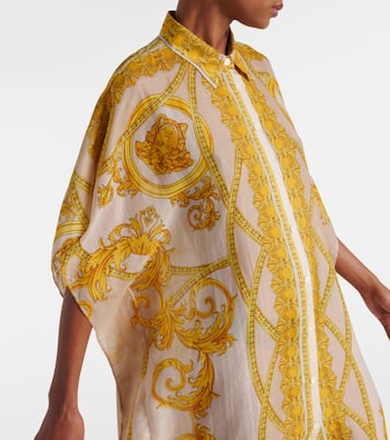 Maxikleid Barocco aus Baumwolle und Seide | Versace