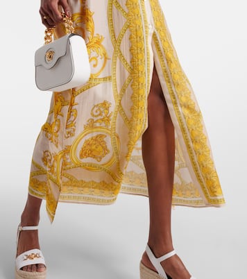 Maxikleid Barocco aus Baumwolle und Seide | Versace