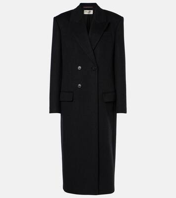 Abrigo de fieltro de cachemir y lana | Saint Laurent