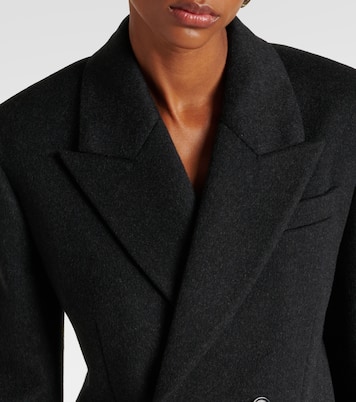 Abrigo de fieltro de cachemir y lana | Saint Laurent