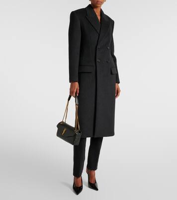 Abrigo de fieltro de cachemir y lana | Saint Laurent