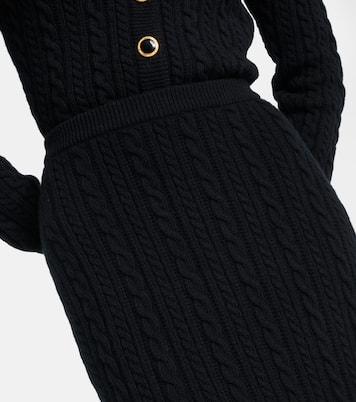 Falda midi de lana | Alessandra Rich