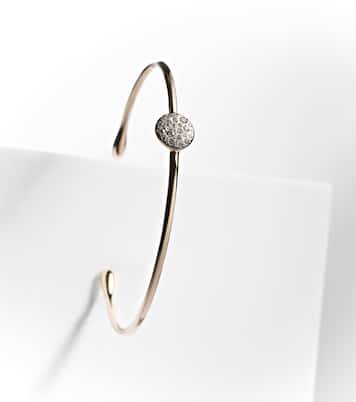 Bracelet Sabbia en or rose 18 ct et diamants | Pomellato