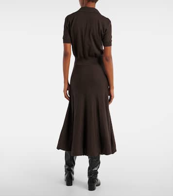 Morgane wool-blend polo shirt | Khaite