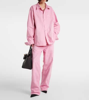 Camicia oversize in cotone | Balenciaga