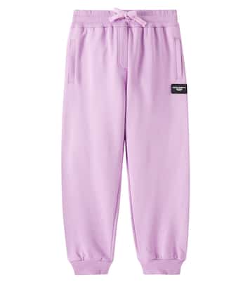 Pantalon de survêtement en coton à logo | Dolce&Gabbana Kids