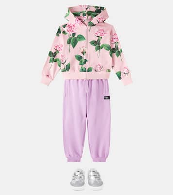 Pantalon de survêtement en coton à logo | Dolce&Gabbana Kids
