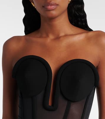 Mesh corset bodysuit | Jean Paul Gaultier