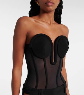 Mesh corset bodysuit | Jean Paul Gaultier